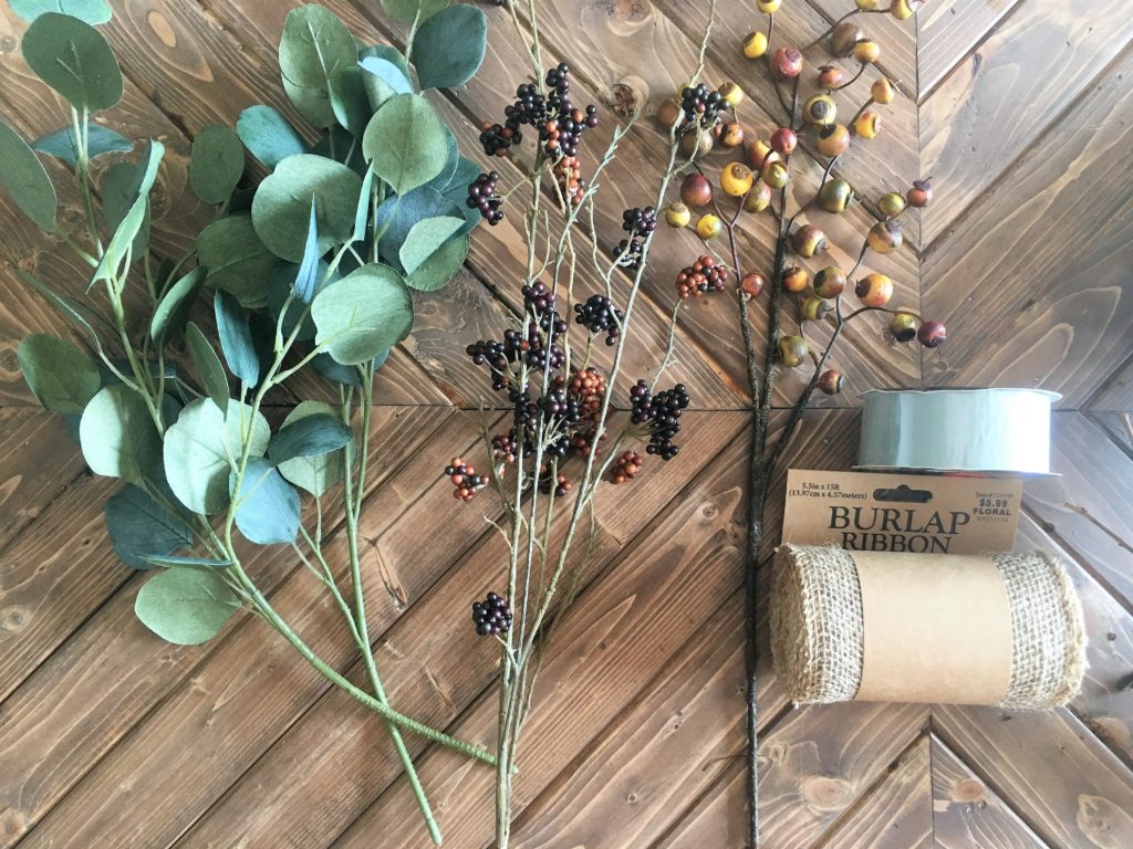 Simple Fall Wreath for Under $30 Supplies