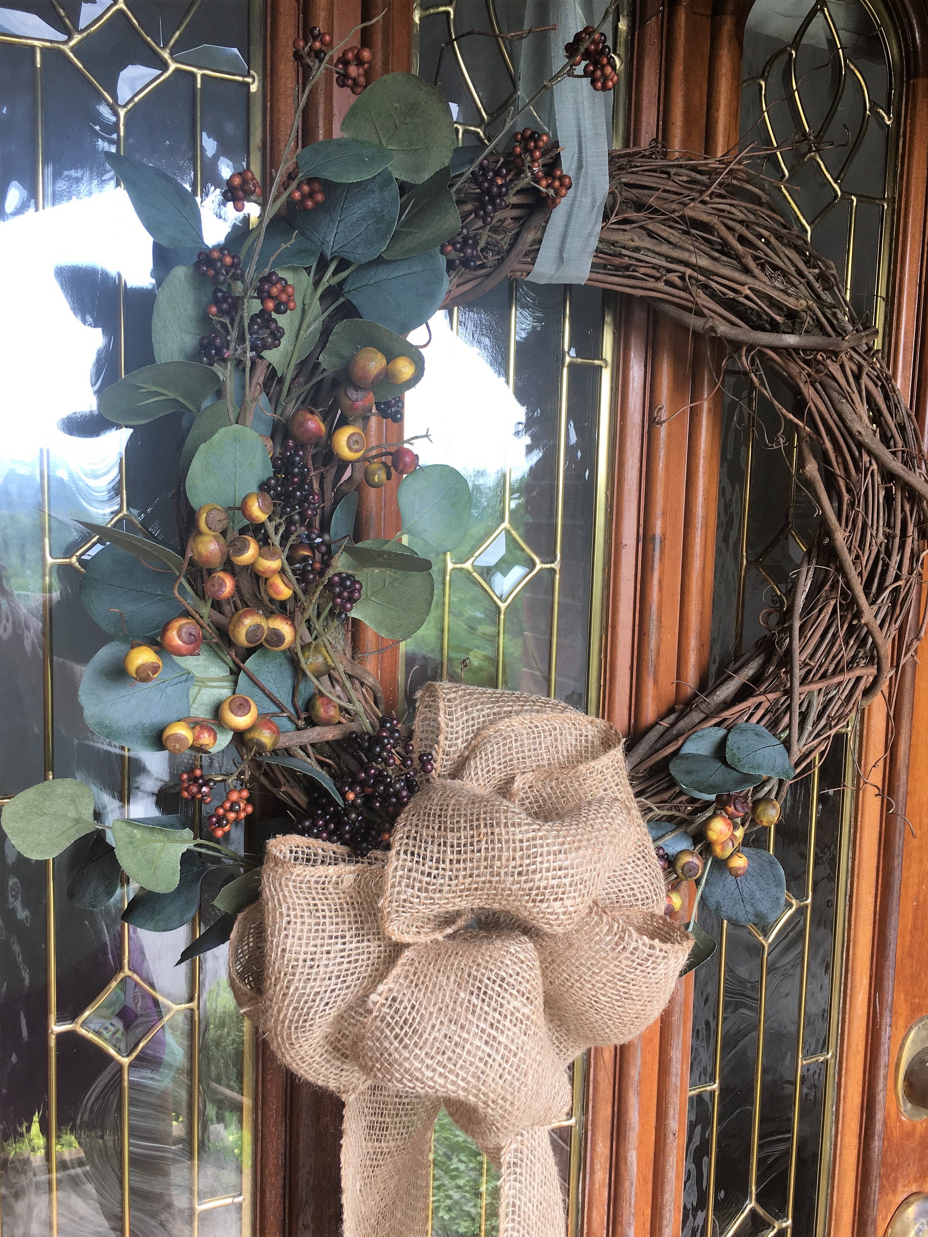 Simple Fall Wreath Under $30