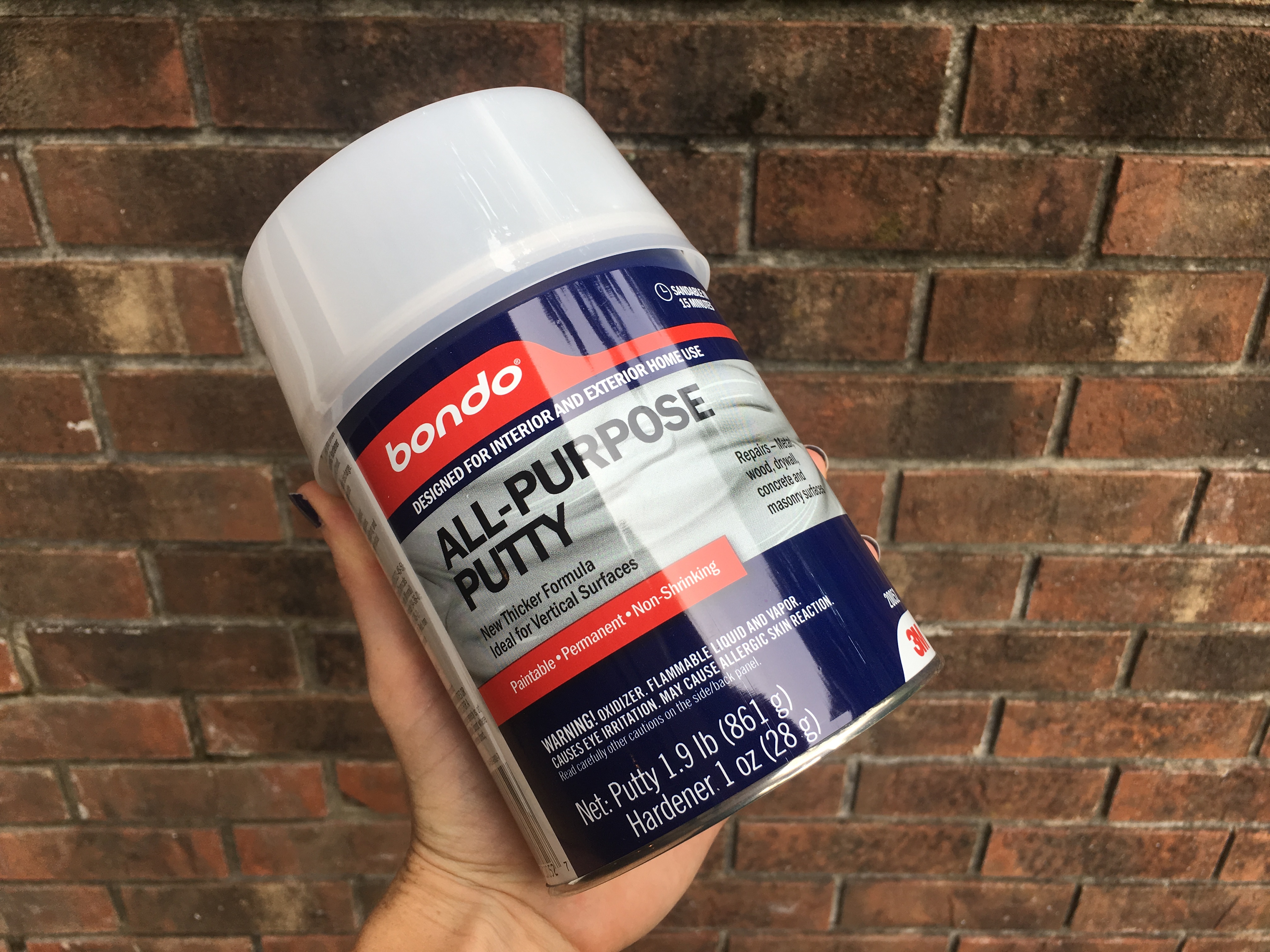 Todos os fins de bondo putty é fácil de usar para móveis reparos