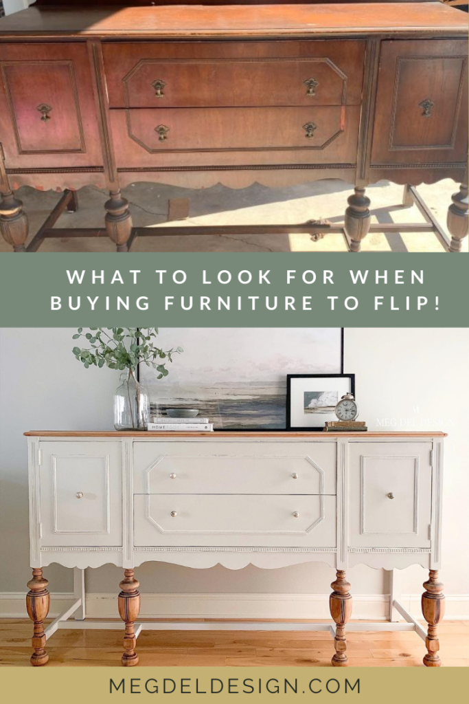 What to look for when buying furniture to flip