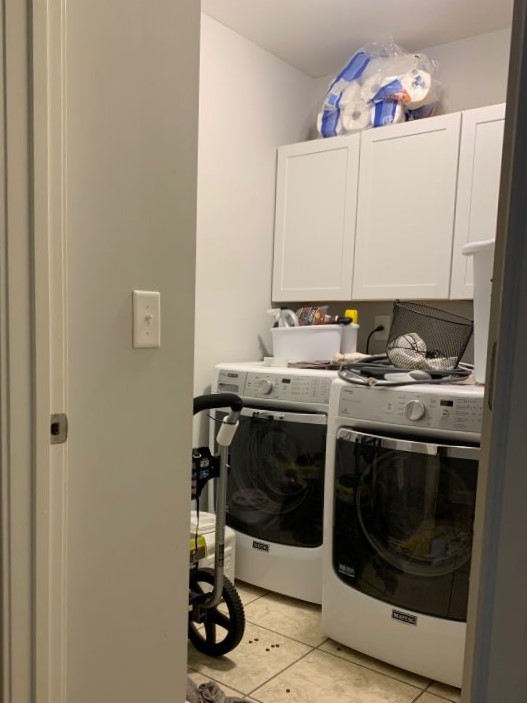 Laundry room refresh before